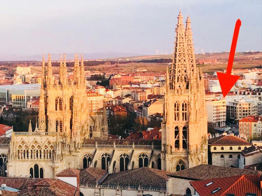 Ferienwohnung Mirando A La Catedral Desde Plaza Vega Burgo Exterior foto